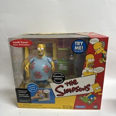 2001 Playmates Muumuu Homer Interactive Simpson’s Kitchen Environment Voice New