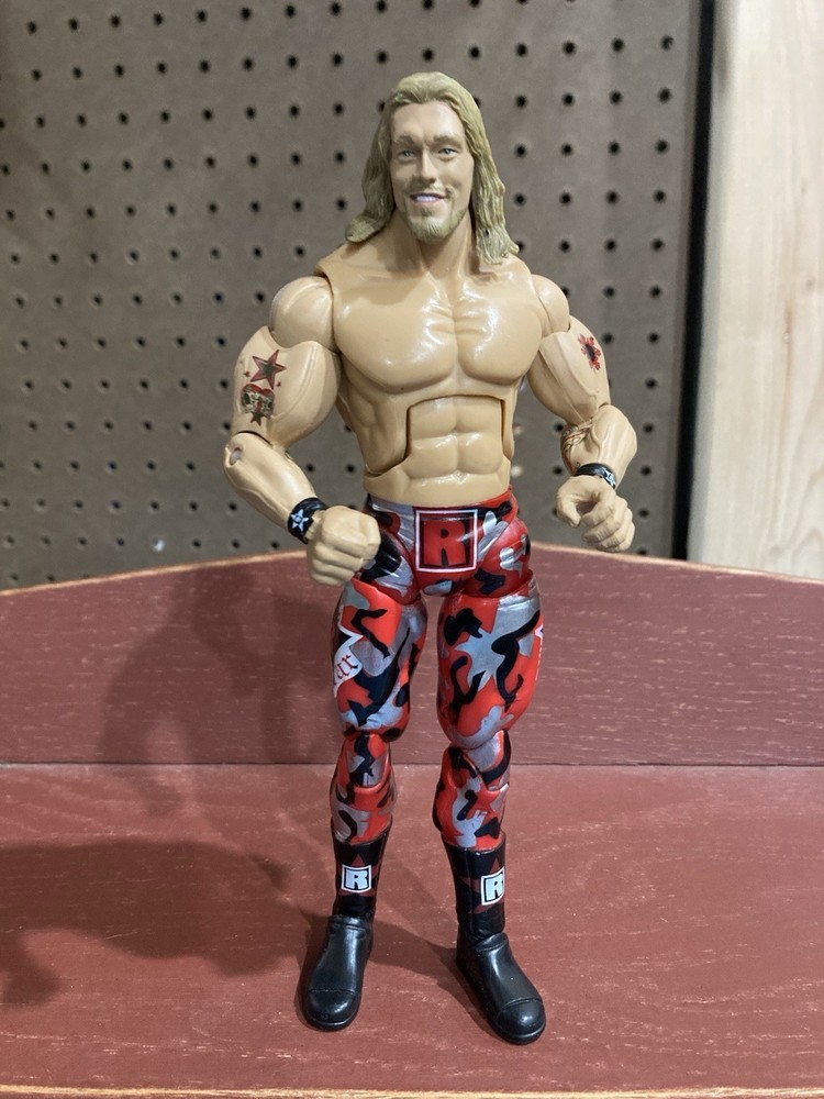 Jakks WWE Edge 2004 Rated R Superstar Pacific 7” Wrestling Action Figure