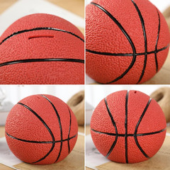 Basketball Piggy Bank for Boys, Shatterproof Basketball Sports Themed Coin Bank,