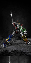 Lucky Cat Micro Cosmos MC-01S Metalic Ver. Elvis Voltron mini GoLion Set 5