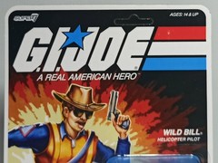 SUPER7 HASBRO GI JOE ReAction+ WILD BILL CARTOON VER. 3.75” ACTION FIGURE MOSC