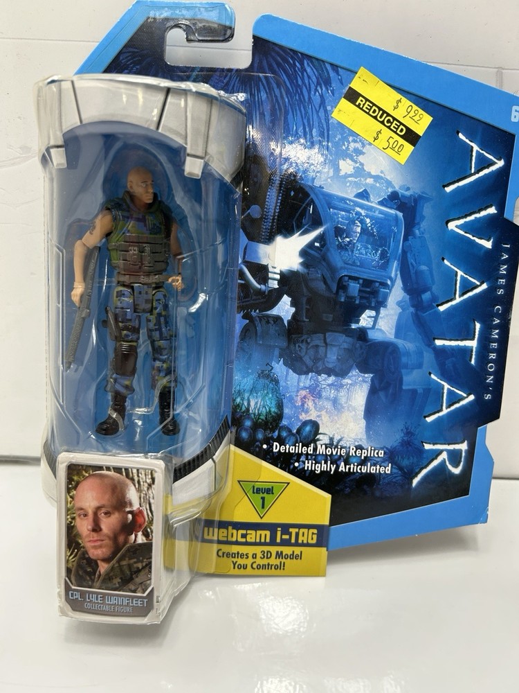 Avatar webcam i-TAG Cpl Lyle Wainfleet 3.75″ Action Figure 2009 Mattel New