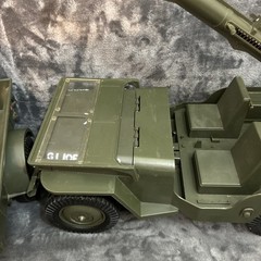 Vintage GI Joe 7000 Five Star Jeep & Trailer HTF First Edition w OG 1964 Figure