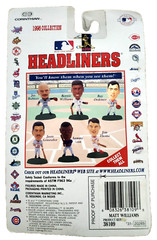 New Sealed 1998 Headliners Matt Williams, Cleveland Indians MLB Baseball Figure