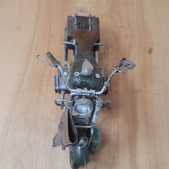 Military Motorcycle US Army Metal 1/16 Scale Gun Mount
