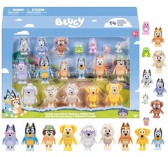 Bluey’s Ultimate Friends & Family Neighborhood Mini 14- Figure Gift Pack NIB