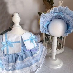 Doll Clothes Dress Hairband Set Dress Up Cute For Plush toy 10cm/15cm/20cm/40cm
