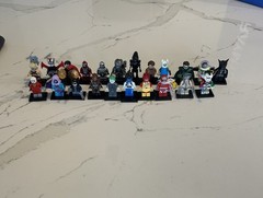 Lot Of 22 Custom Lego Minifigures Adventure Time Marvel DC Alien Predator