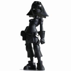 Muttpop Molly Blackbean Figure