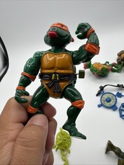 TMNT LEO DON RAPH MIKE Wacky Action LOT OF 5 Turtles Playmates 1989
