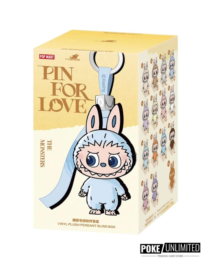 THE MONSTERS: Labubu – Pin for Love Series-Vinyl Plush Pendant Blind Box (A-M)