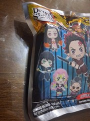 NEW SEALED Anime Demon Slayer 3-D Foam Figural Clip Keyring Blind Bag Series 8