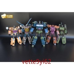 JINBAO Bruticus Warbotron & PREDAKING Feral Rex Oversized Action Figure Gift New