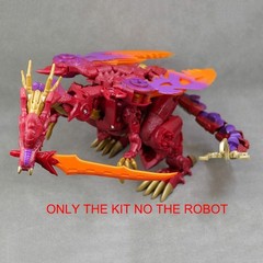 Upgrade Kit For Legacy Transmetal II Megatrn Replace Tail Knife Weapon