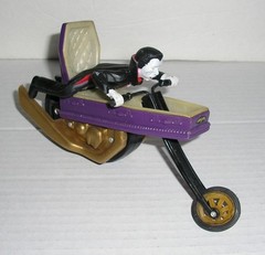 Vintage 1978 Ideal Scare Cycles Dragucycle Dracucycle w/ Dracula Figure RARE