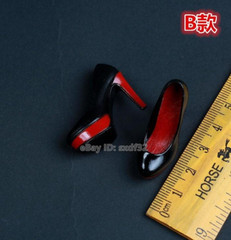 1Pair 1/6 Fashion Girl High Heel Shoes Model F 12” TBL PH Female Action Figure