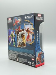 BATTLE-DAMAGED SPIDERMAN Marvel Legends 6” Magic Gathering with card NEW Parker
