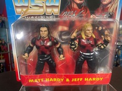FC Toys Retro Wrestle-Something Wrestlers Matt Hardy Jeff Hardy Figures Boys Red