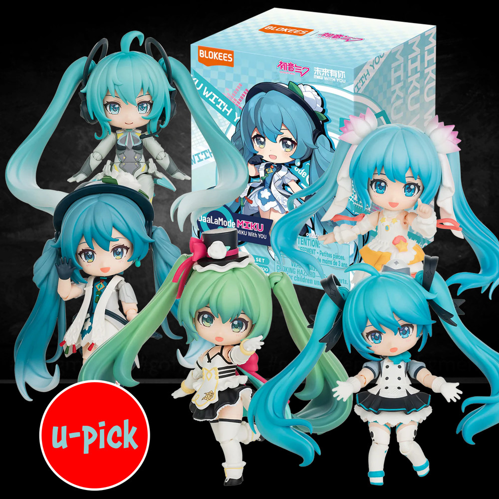Hatsune Miku DaaLaMode Series U-PICK Miku With You Blokees Model Kit