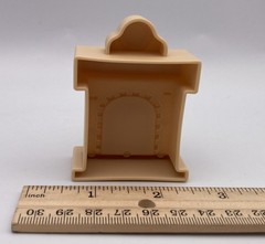 Peppa Pig Hasbro ABD Figure Accessory Advent FIREPLACE Mantle Clock Living Room