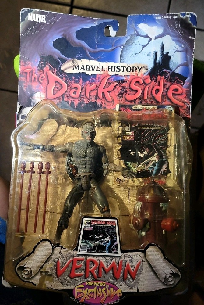 Marvel History The Dark Side Vermin Action Figure 2000 ToyBiz Preview Exclusive
