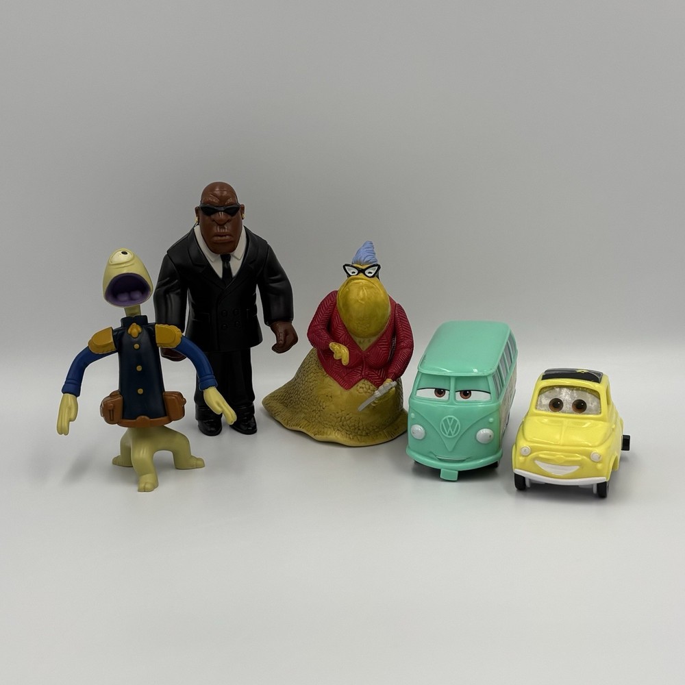 Disney Toys Lilo & Stitch Mr Bubbles Pleakley Roz Cars Fillmore Luigi