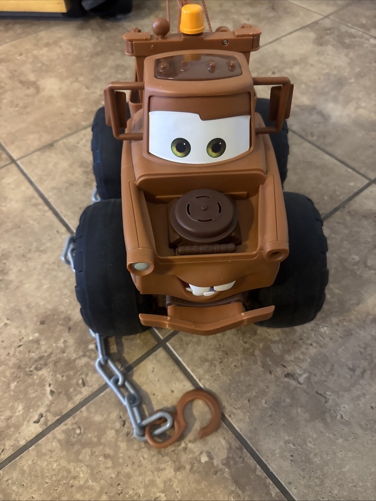 Jakks Disney/Pixar Cars 3 200lb Push & Pull Max Tow Mater Truck With Chain Works