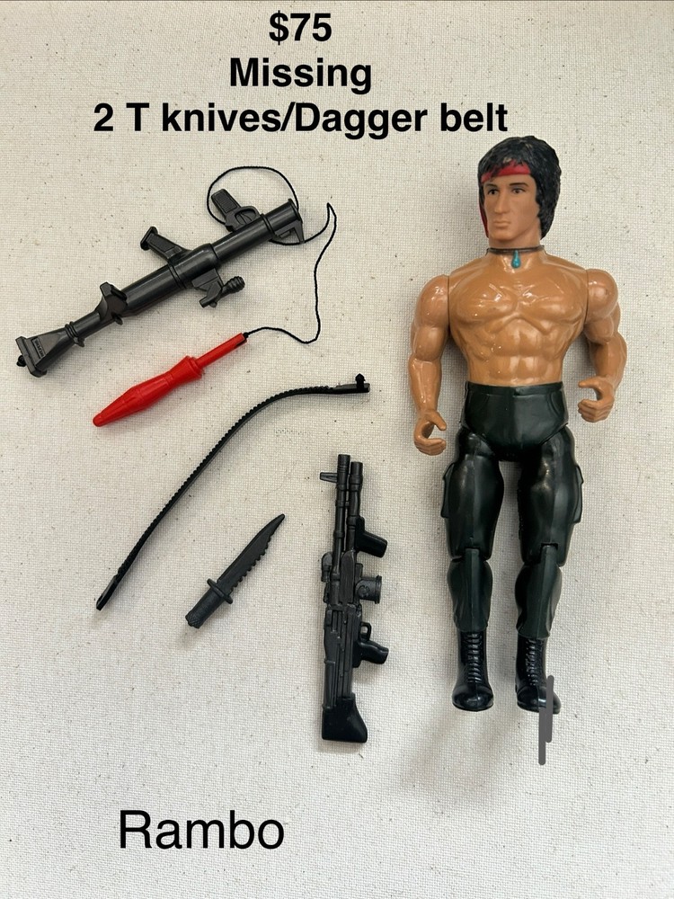 Coleco Rambo Force of Freedom Action Figures YOU PICK Vintage 1986