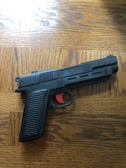 Rambo Arco 1980s Vintage Plastic Toy Gun 45mm Dark Grey