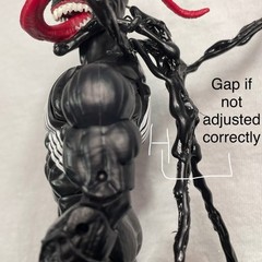 NEW-Marvel Legends Symbiote Back Tendril Effect ActionFigure Accessory HANDMADE