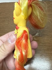 My Little Pony G4 Sunset Shimmer w/ Necklace Cutie Mark Magic 2014 FIM 3″