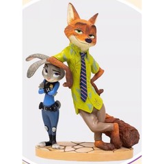 1PCS Enesco Zootopia Judy Nick 7.8″ Creative Collectible Action Figure with Box