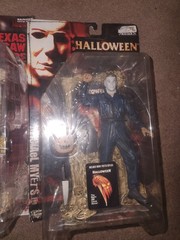 Movie Maniacs Nib Ghostface Leatherface Michael Myers Sold Out Rare Bundle
