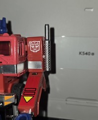 3D Printed Metal PLA 45% Iron & Chrome Painted Smokestacks for G1 Optimus Prime