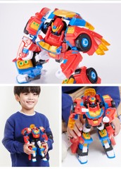 Miniforce Animal Tron LEOCOP Space Police Red Lion Transforming Robot Car 2021