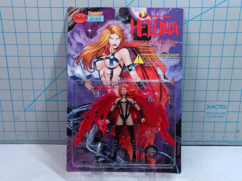 Lightning Comics Hellina Figure, Skybolt Toys 1997