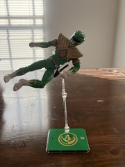 mighty morphin power rangers lightning collection Green Ranger Stand