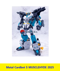 Metal Cardbot S Season2 MUSCLEHYDE Transformer Robot Muscle Hyde Action Figure