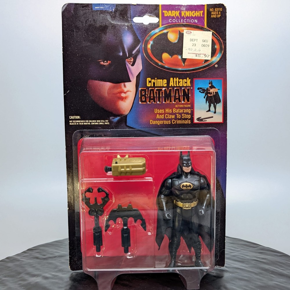 Kenner Batman The Dark Knight Collection Crime Attack Action Figure 1990 NEW