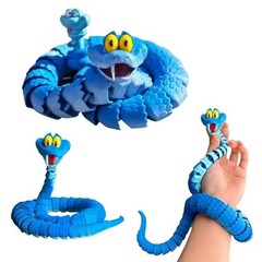 40cm Gary Snake: Disney Zootopia 2 Articulated Simulation Toy Snake, 3d Printed*