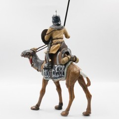 Vintage 1/18 Arab Camel Cavalry Medieval Crusader Knights Soldier Figure Model
