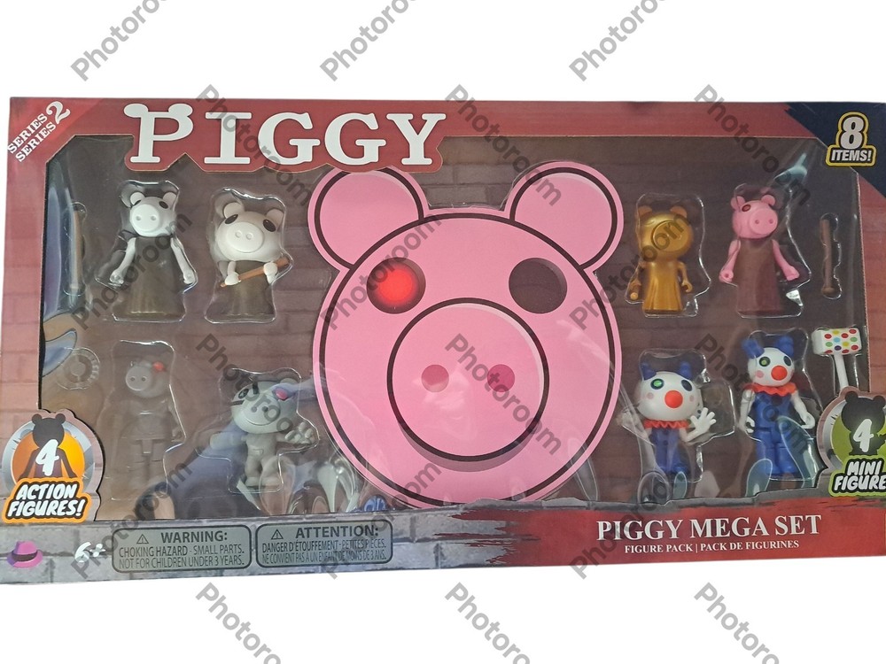 2021 New Piggy Play Set Series 2 MEGA SET 8 Pack Action Figures