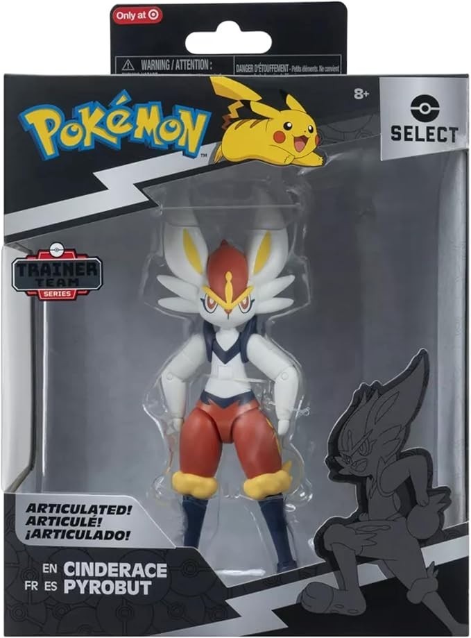 Pokémon Pokemon Select Series 9 – Cinderace Limited Edition 6″ Action Figure New