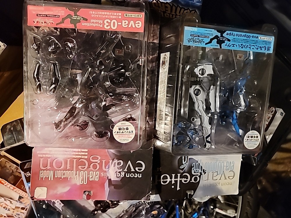 Neon Genesis Evangelion Eva-03 Eva 00 Proto type Production Model Kaiyodo Xebec