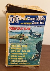 1966 G.I Joe Space Capsule and Box No Space Suite Please See Photos Description