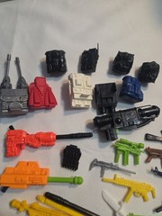 90s GI JOE Accessories Backpak Wepons Launchers Missles