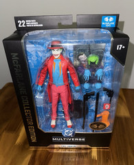 DC Multiverse McFarlane Toys The Joker Batman #57 Platinum Figure New