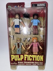 Pulp Fiction Dinner Showdown Box Set Minimates 4-Pack Daimond Select 2014 SEALED