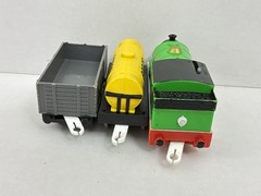 Tomy Thomas Plarail Percy with Troublesome Truck and Sodor Fuel Tanker