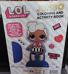 LOL Surprise Coloring and Activity Book Born To Be Bad NEW Free Shipping